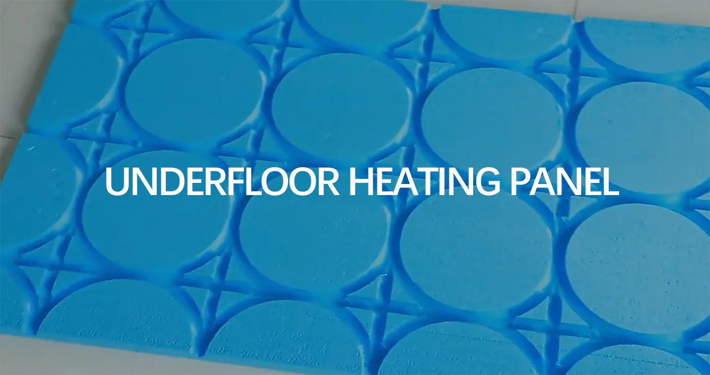 Circular Pipe Groove Underfloor Heating Panel