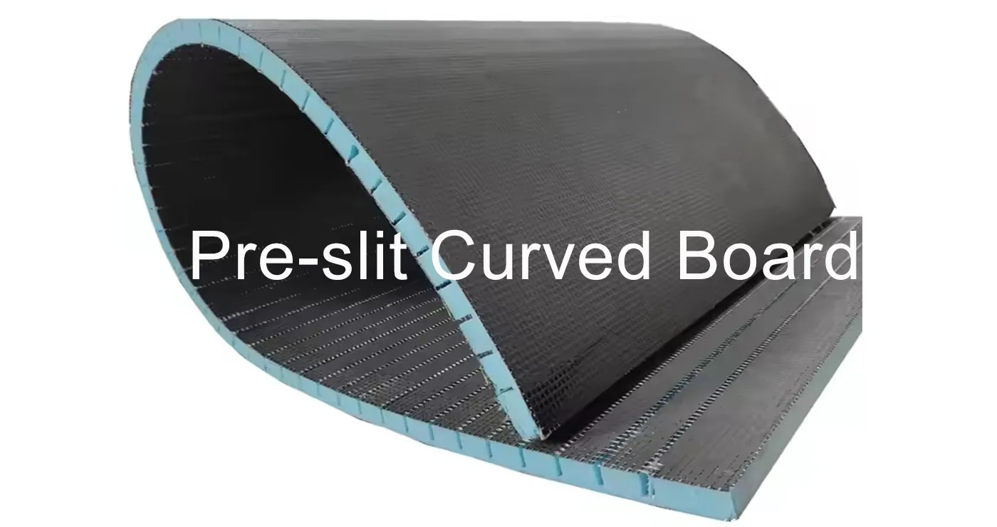 Pre-slit Curved Boards