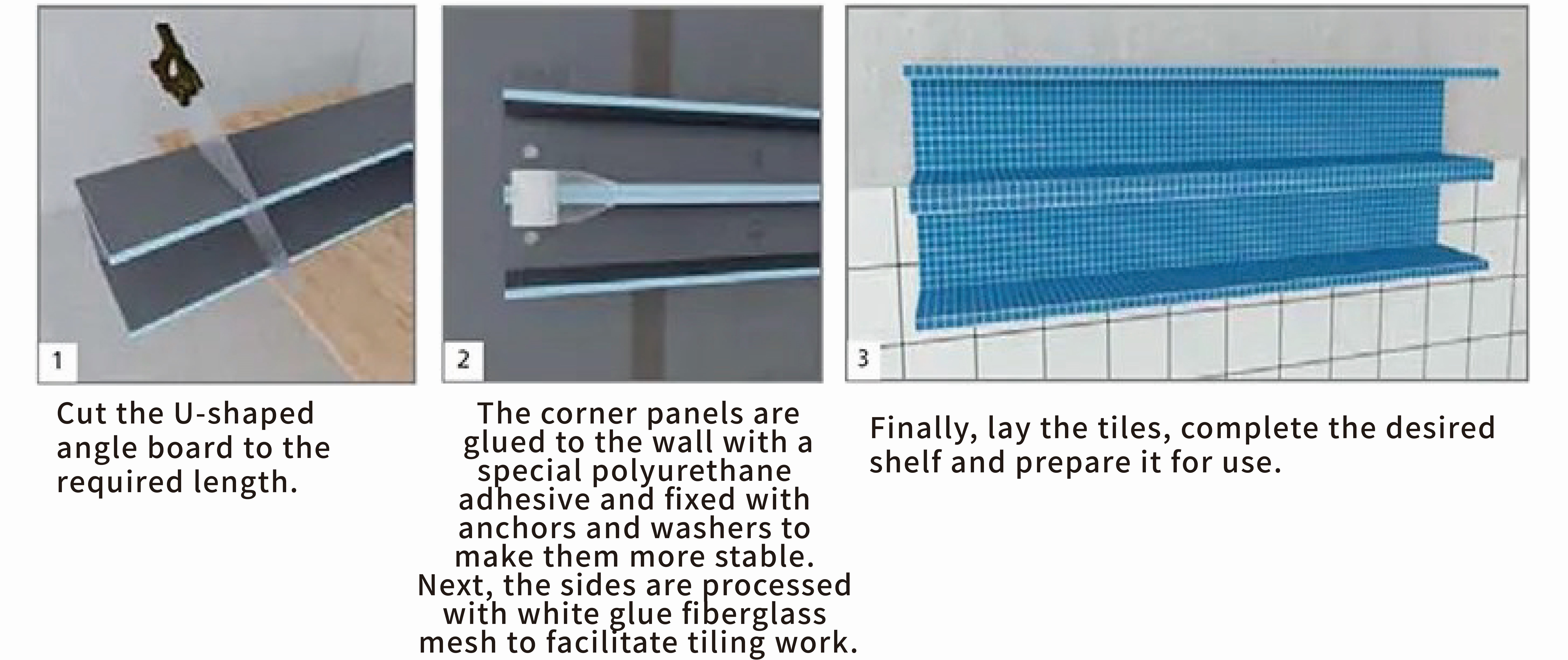 L/U Shaped Angle Boards